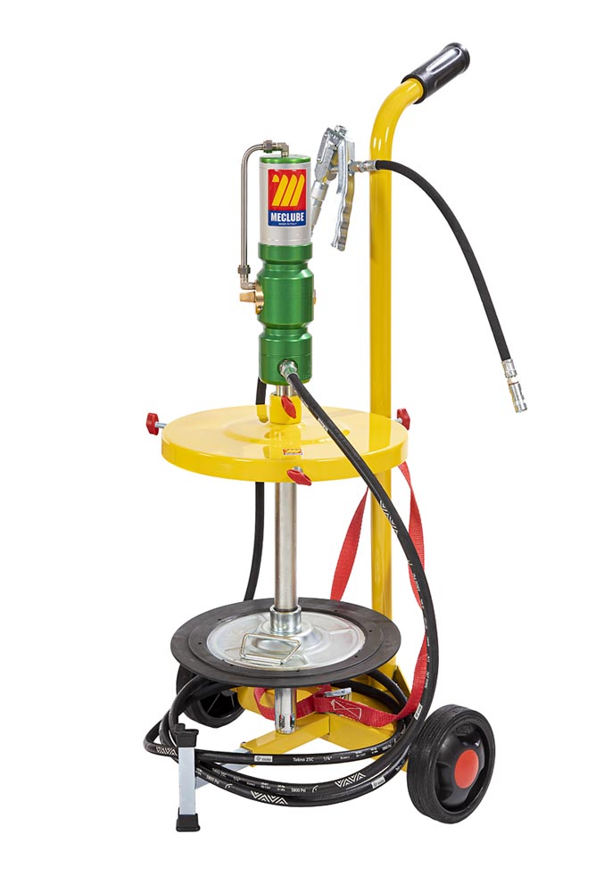 013-1105-000 Pneumatische vetpomp op kar 18-30kg, 60:1 zonder membraan