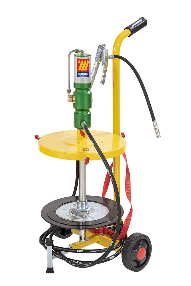 013-1113-000 Pneumatische vetpomp op kar met wielen - 25-30kg, 60:1
