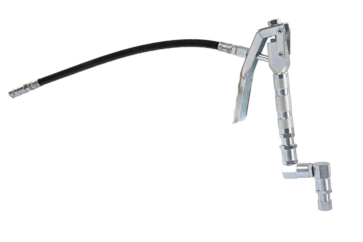 014-1081-010 Vetpistool, 400mm slang, hydr. mondstuk - drievoudig 1/4 GAS