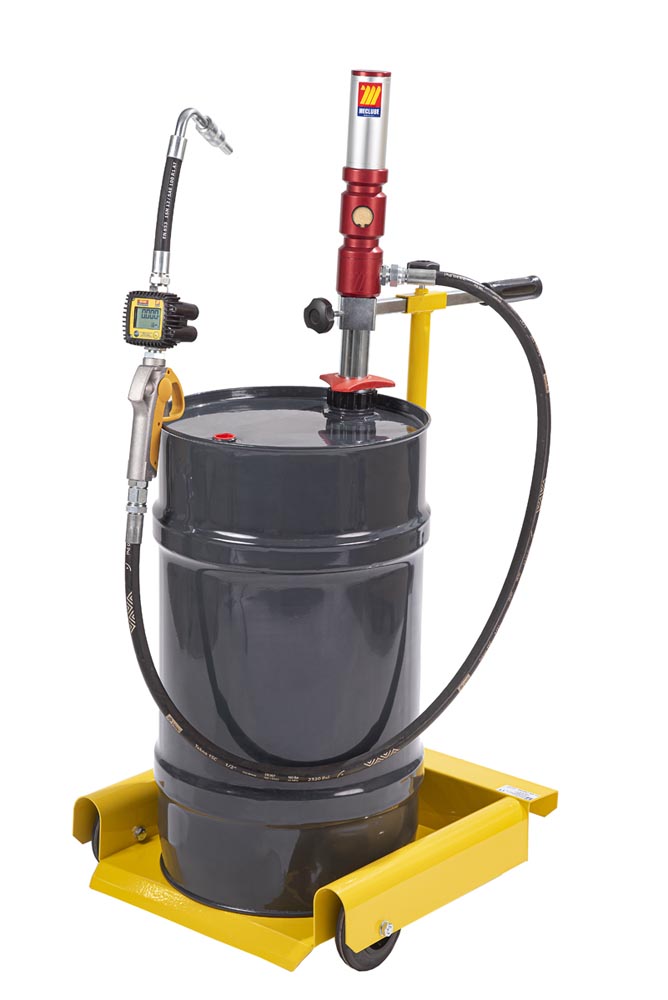 022-1284-B00 Verrijdbare oliepompset, 50/60 liter vaten 25 l/min, dig. sp