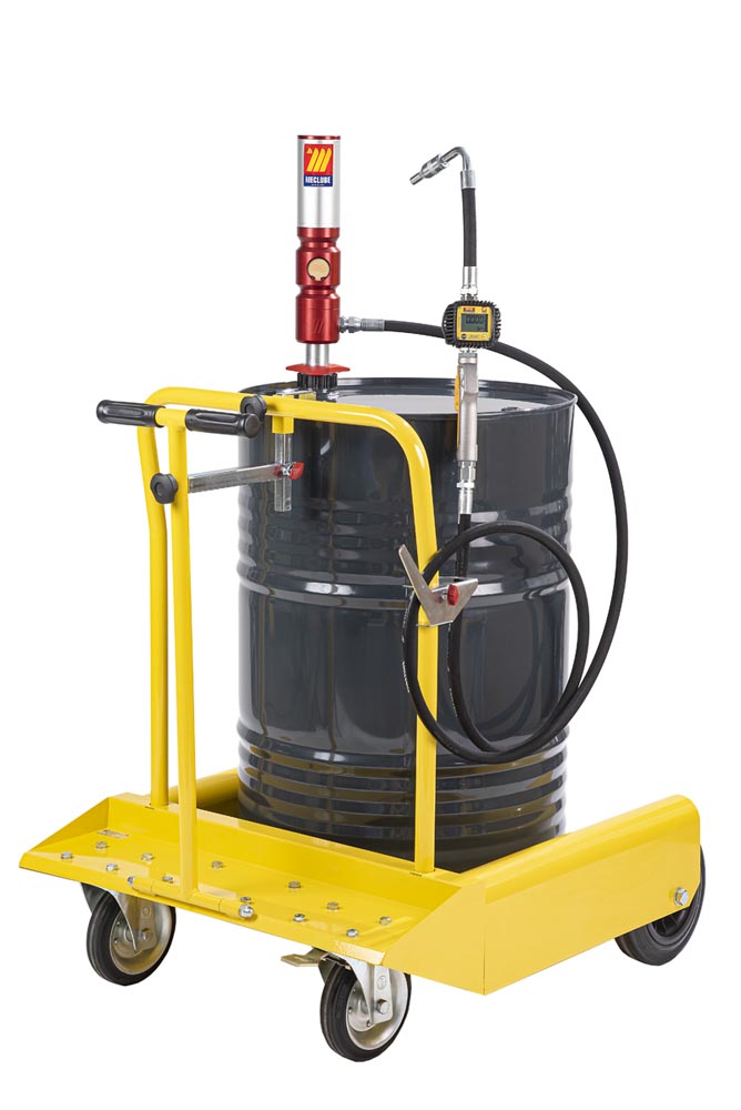 022-1294-000 Verrijd. oliepompset 180/220L vat 30l/min dig. spuit, hendel