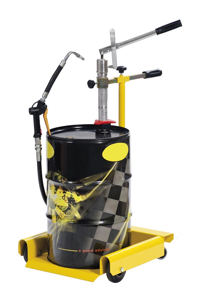027-1338-000 Dubbelwerkend oliepomp op wielen voor vaten van 30-60 liter