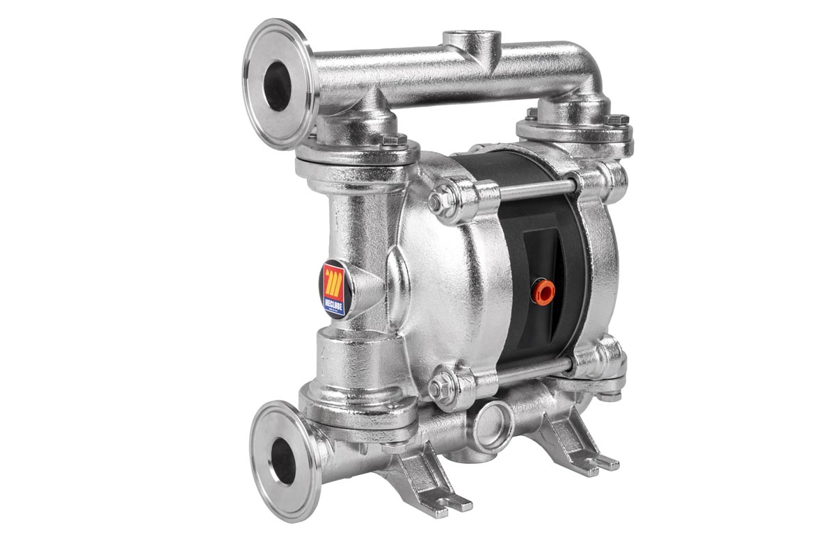 028-F035-AB2 Membraanpomp voeding (lv) SS35 – 1" Tri-Clamp -