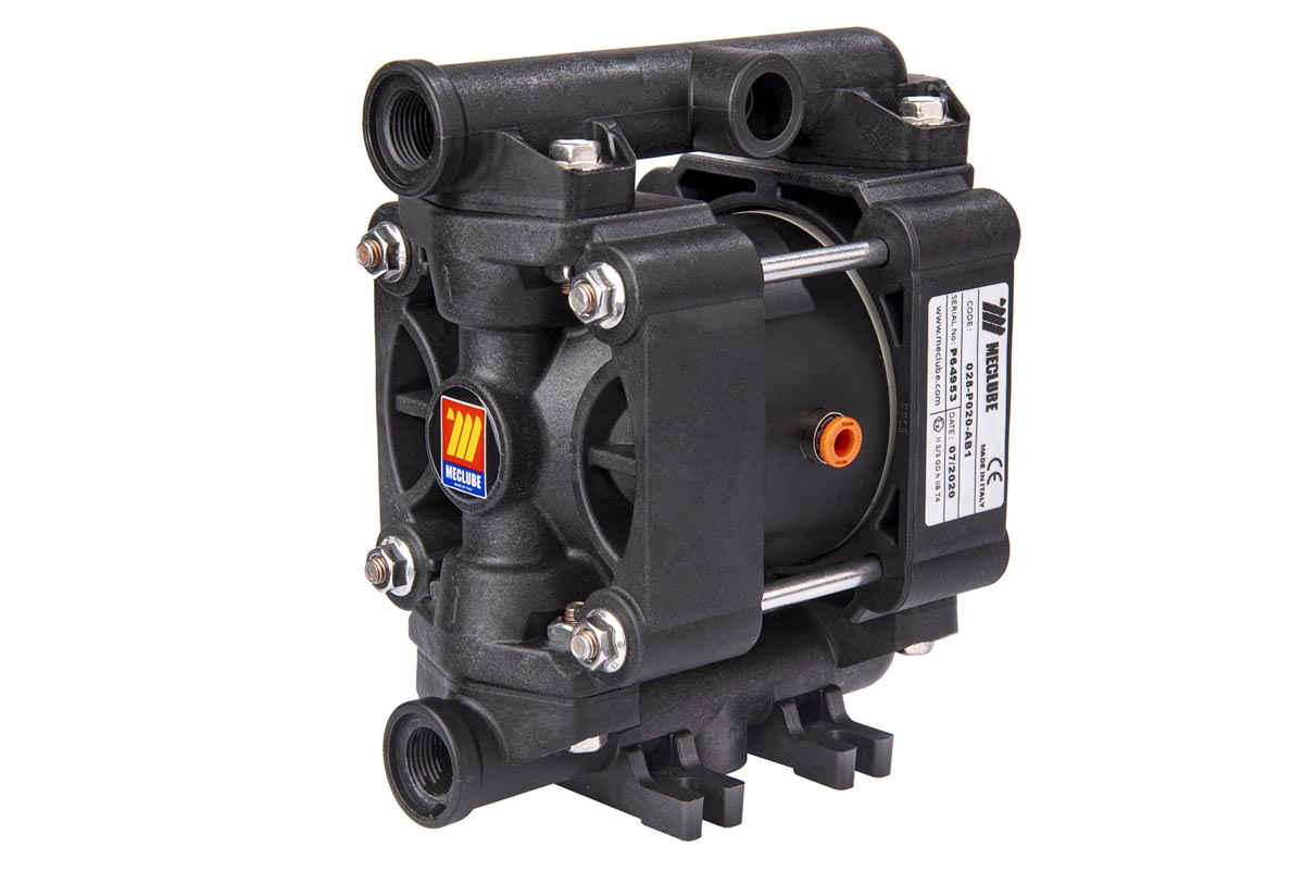 028-P020-AB3 Membraanpomp P20 – 3/8" BSP - aggressieve vloeistof