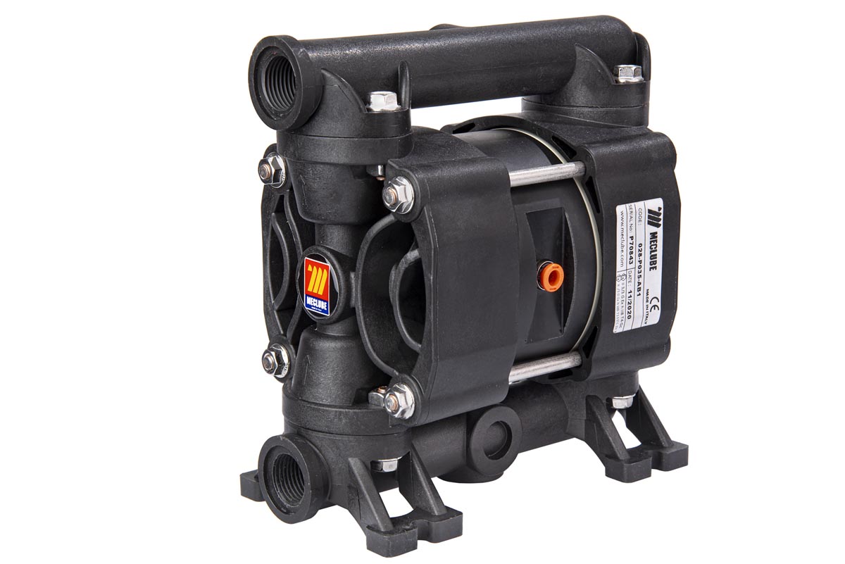 028-P035-AB3 Membraanpomp P35 – 1/2" BSP - aggressieve vloeistof