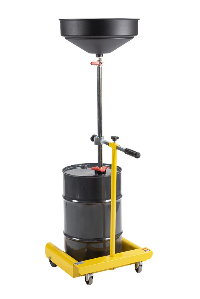 Mobiele unit voor afgewerkte olie voor vaten