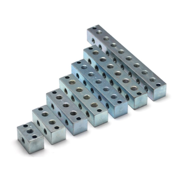 Grease nipple block angled steel