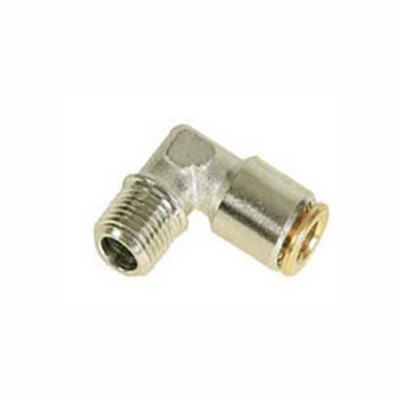 Push-in fitting angled