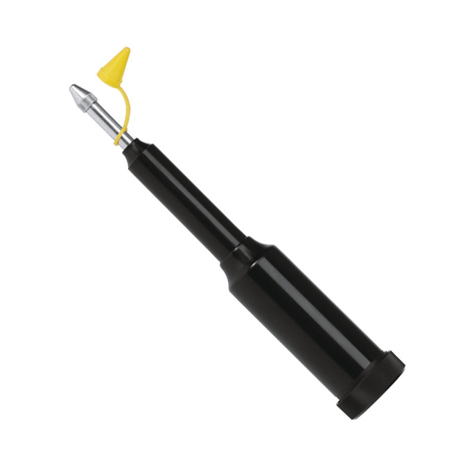 Double-acting oil gun